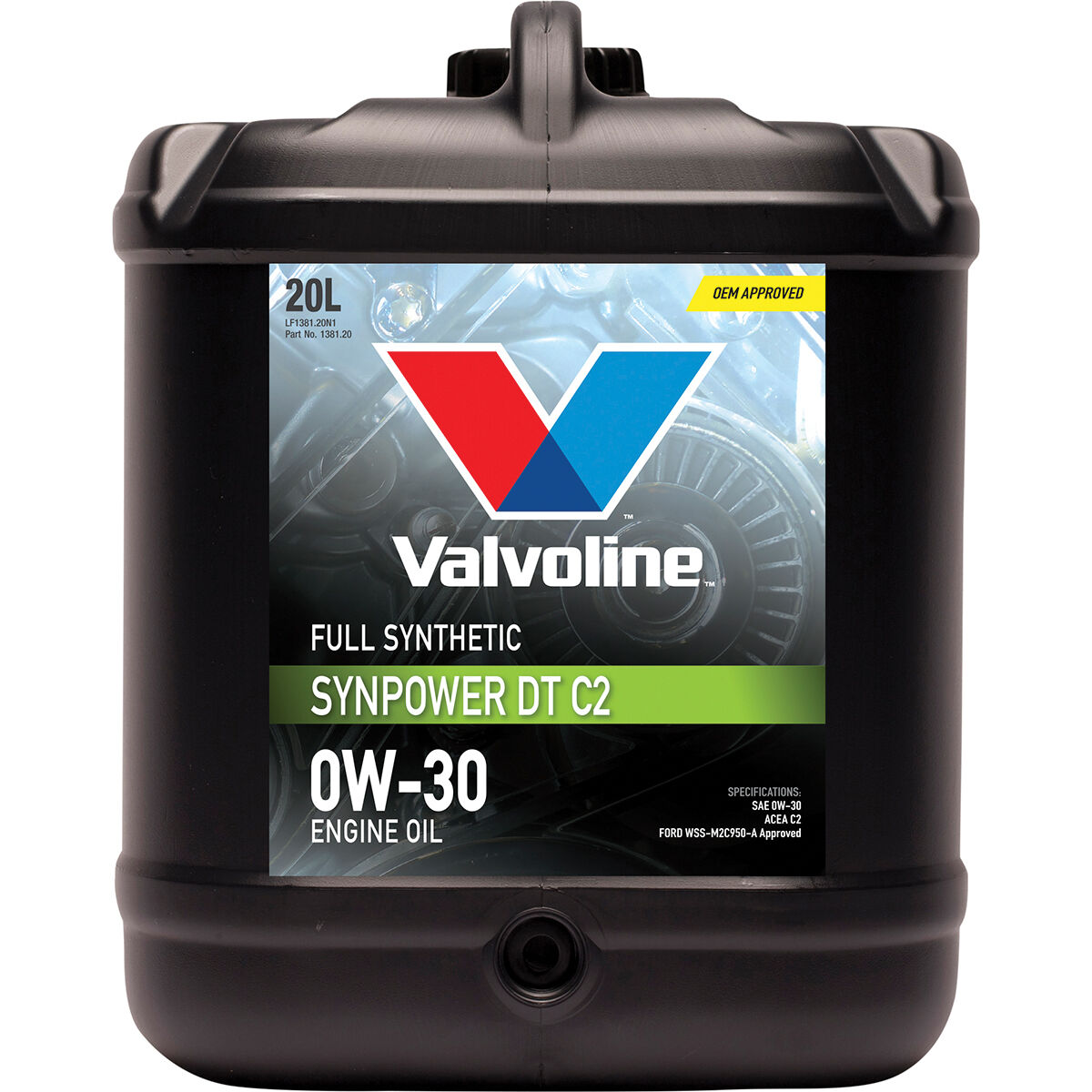 Valvoline, olio motore motore motore motore Diesel 0W-30 SynPower DT C2 1L  – Meccatronica Giofrè
