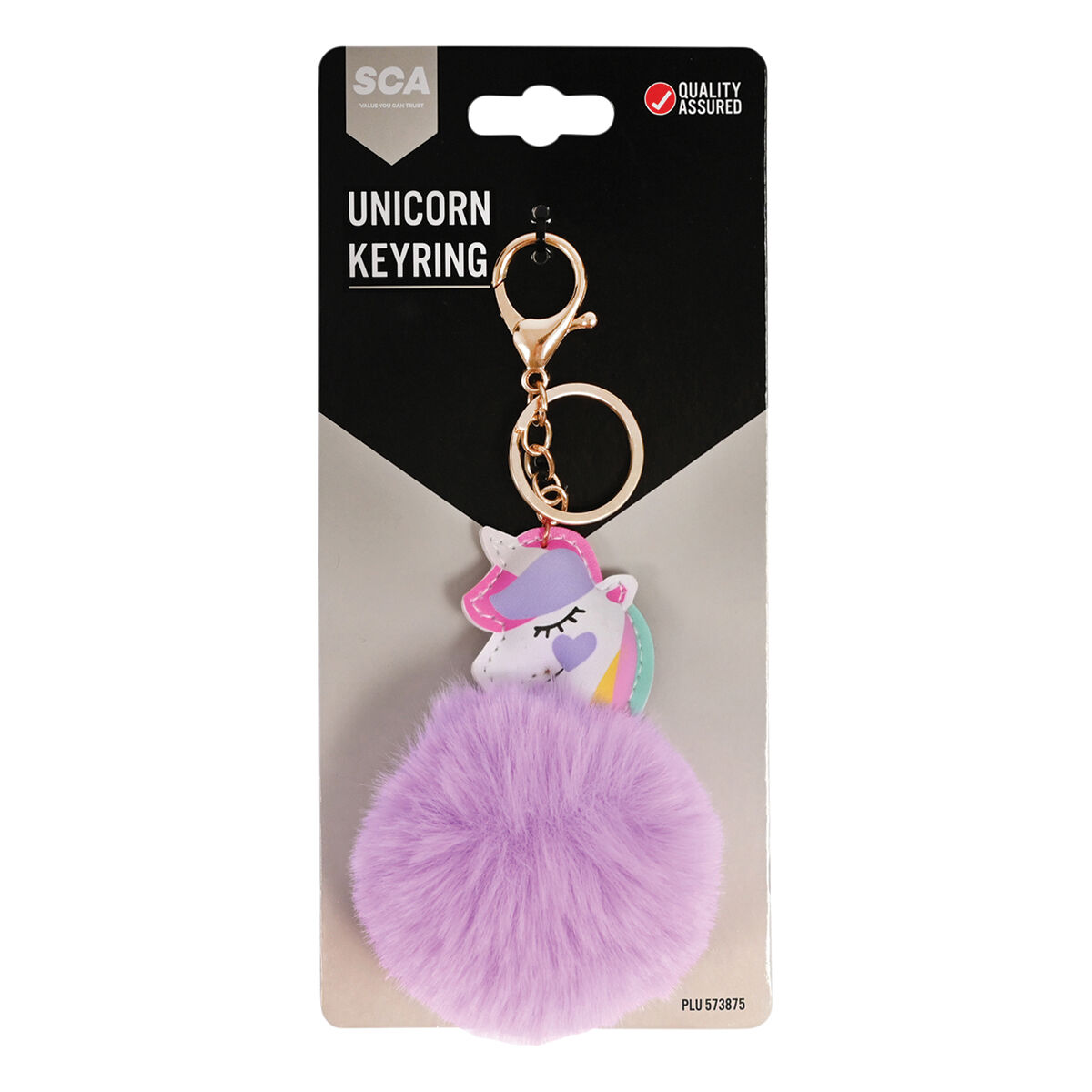 Unicorn pom sale pom keychain