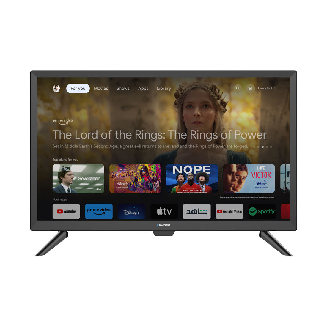 24 inch SmartTV 12v Android TV with Google Assistant, Freeview