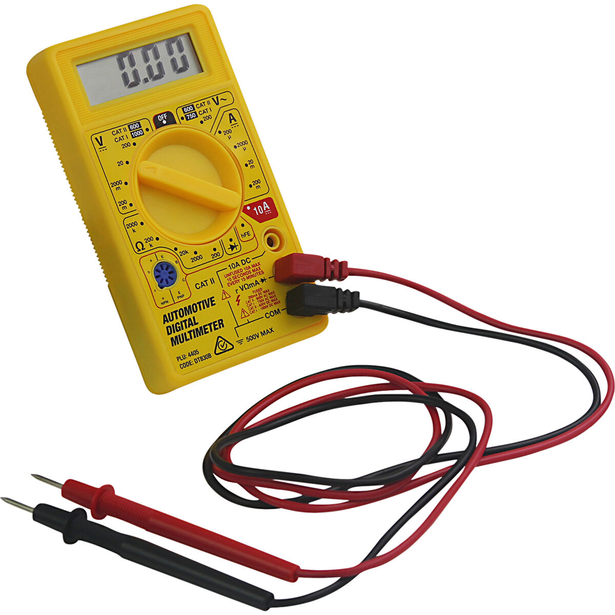 multimeter to check auto connector plug