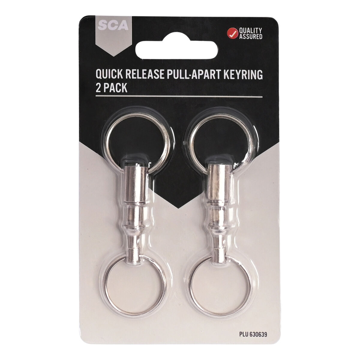 SCA Keyring Quick Release Pull Apart 2 Pack