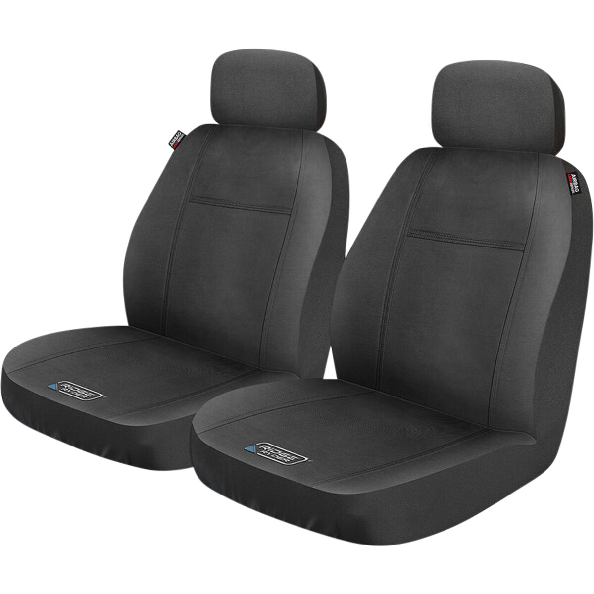 Ridge Ryder Neoprene Seat Covers Black Adjustable Headrests Airbag