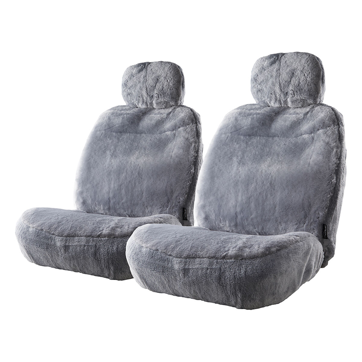 Grey sheepskin deals car seat covers