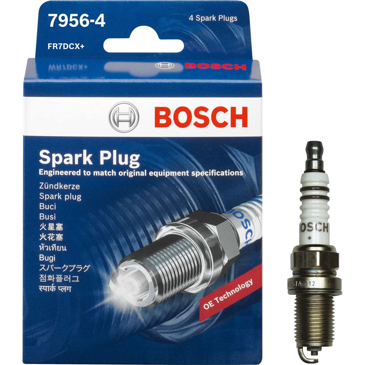 Bosch Spark Plug 7956-4 4 Pack | Supercheap Auto New Zealand