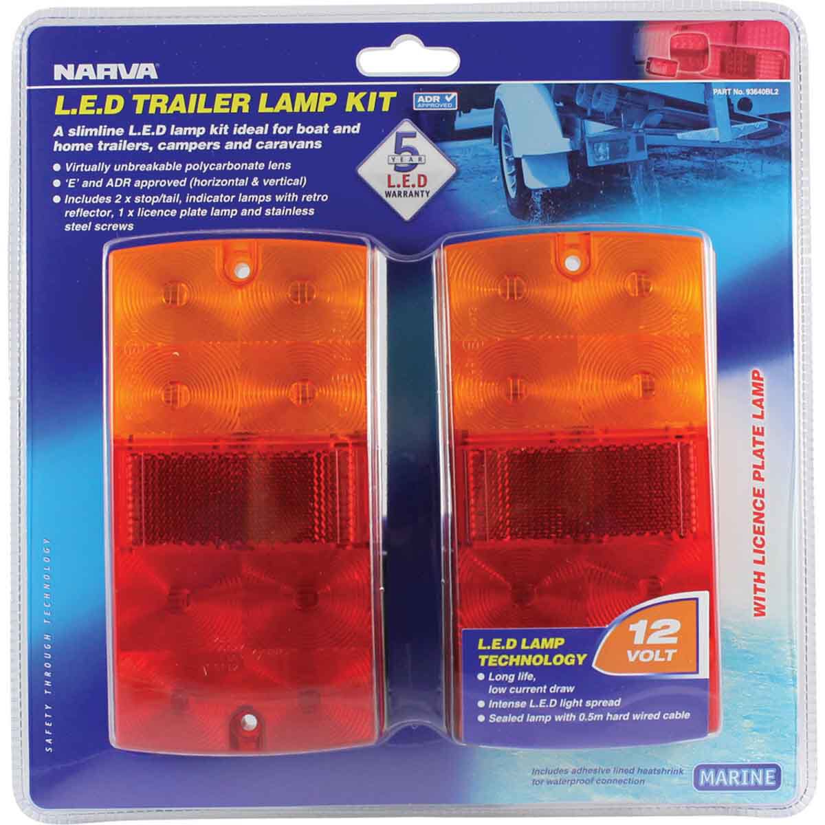 Narva Trailer Lamp Kit, LED, 12V Supercheap Auto New Zealand
