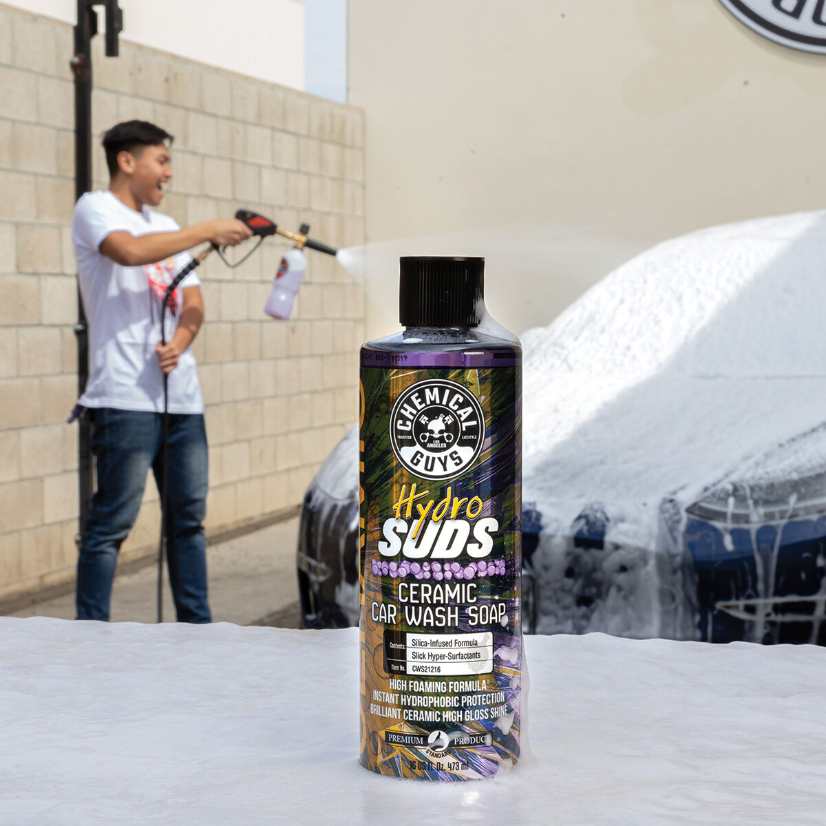 Chemical Guys Hydro SUDS Ceramic Car Car Wash Soap, 473-mL