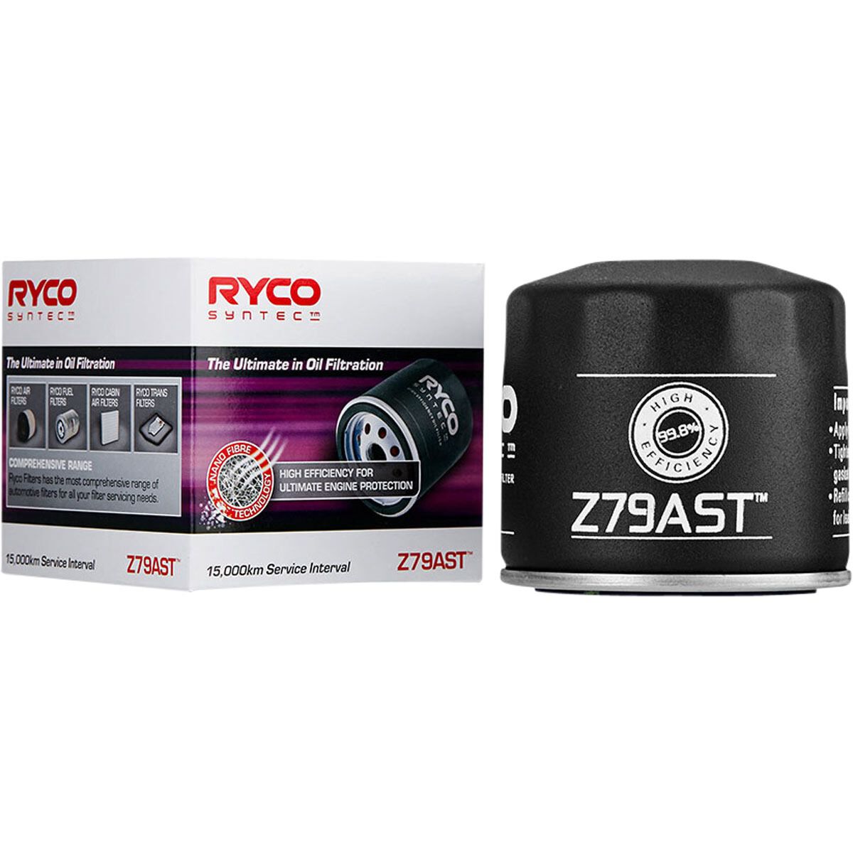 Ryco SynTec Oil Filter - Z79AST (Interchangeable with Z79A 