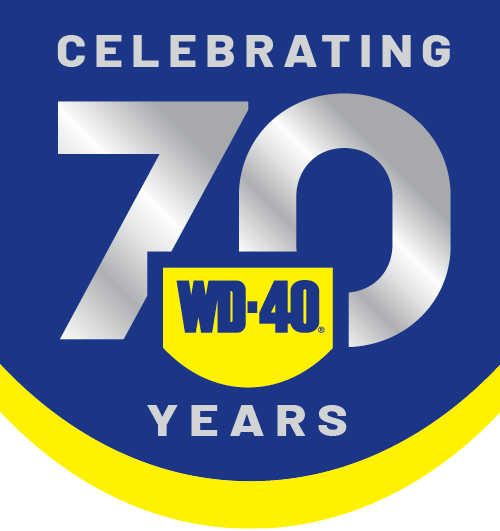 WD 40 70 year Anniversary logo